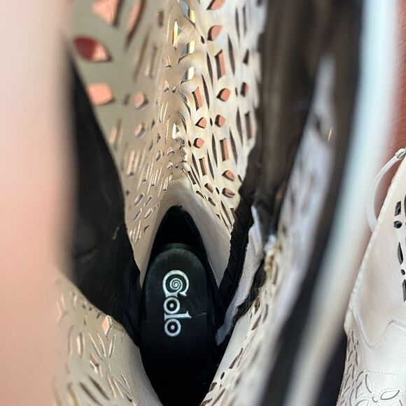 NEW Golo western cowgirl Boot Laser Cut size 10 - Picture 6 of 8